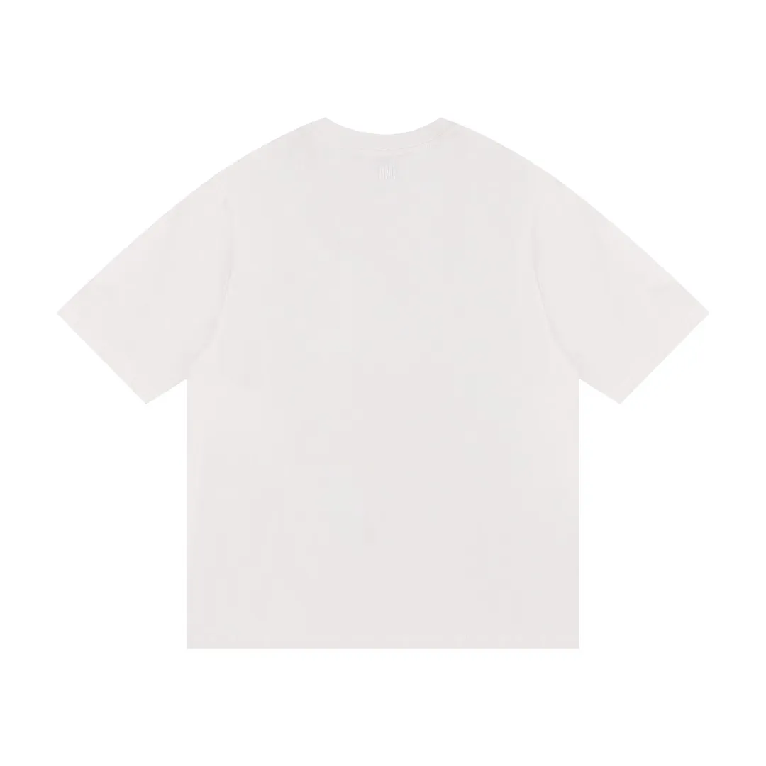 P114 Style No. 125 AMI&WDC [Cui Woo-sik co-branded model] AMI 2025 spring and summer new short-sleeved authentic original 1;1 mold color: dark green black gray apricot white code number: S-XL