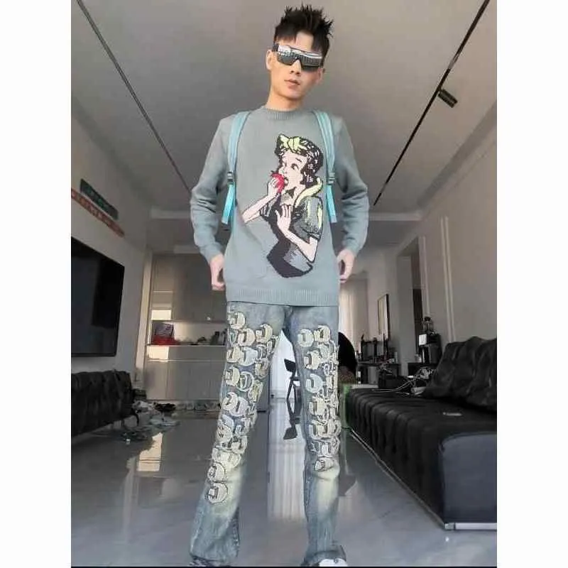 P190 Style No. Cc817 AMIRI MX1 high street jeans slim trousers FOG high street men's trend AMIRI In recent years, high street has become an increasingly common word in men's clothing. High street style has also become an important direction for everyone to match. Oversize is basically indispensable for high street related items. Color: Picture color Code number: m-2xl