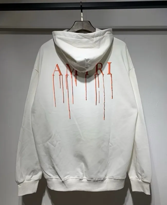 859 P220 AMIRI real shot sweatshirt black and white hanging shot S. M. L. XL