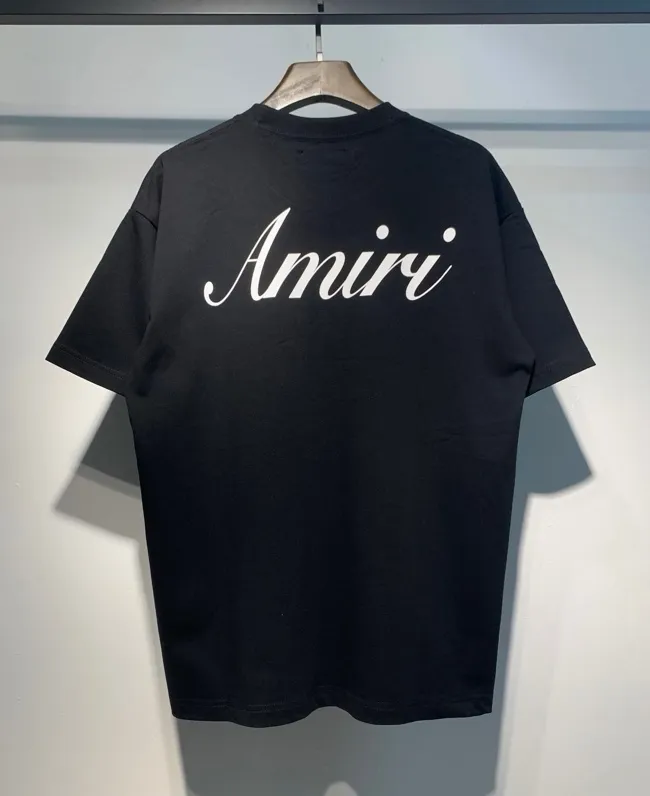 682 model P114 AMIRI real shot black white hanging shot S. M. L. XL