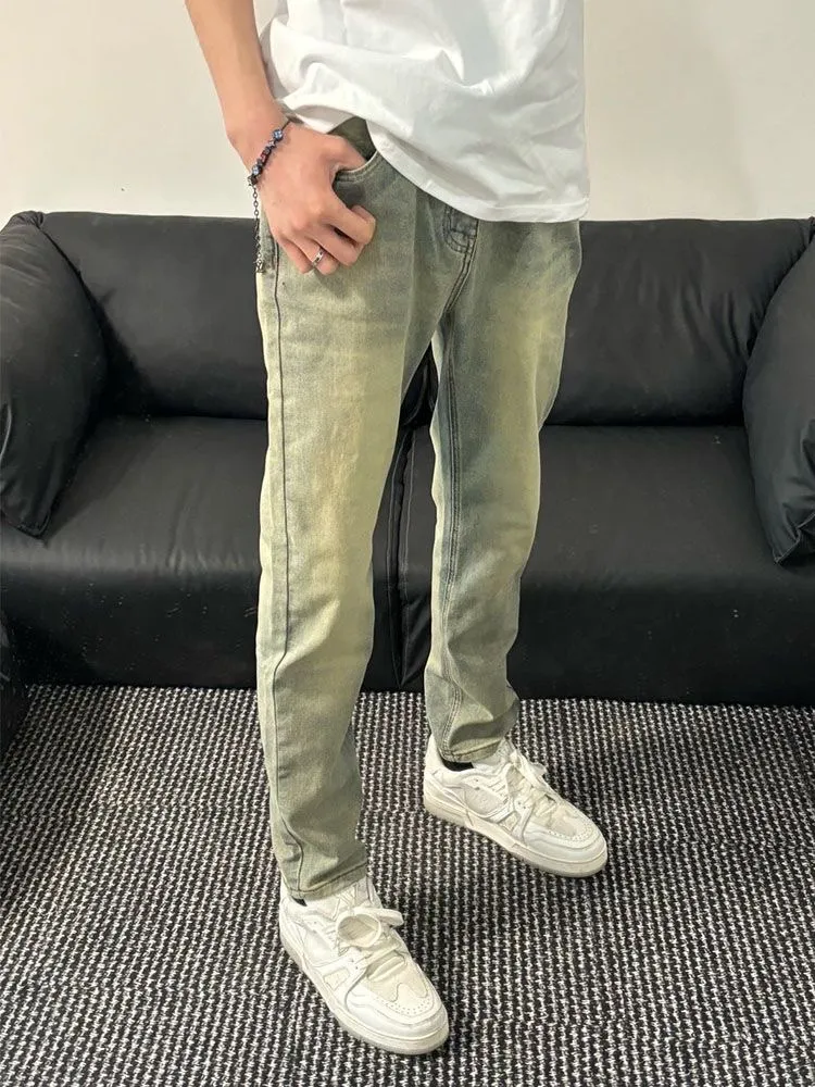 P180 Classic and versatile AMANI jeans. The back pockets are molded and customized with full-print logos. They are very label-like. The high-end leather tags are soul-like, retro, fashionable and modern, perfectly flaunting the brand’s identity! High-grade imported denim raw-color fabrics are supplied to customers. Pure 14oz denim fabrics from Okayama, Japan are specially selected. The heavy-duty environmentally friendly plant enzyme washing process makes the fabrics perfectly transformed and sublimated. The texture has a light retro color, which enriches the overall vision! The classic SLIM tailoring version has impeccable upper body effect. It can be matched with any top in the wardrobe. It is suitable for both business and leisure. It is suitable for various daily wear. The upper body is full of style. It is an invincible and versatile product. It is a must-have type for quality control! Color: Picture color Size: M-XXL