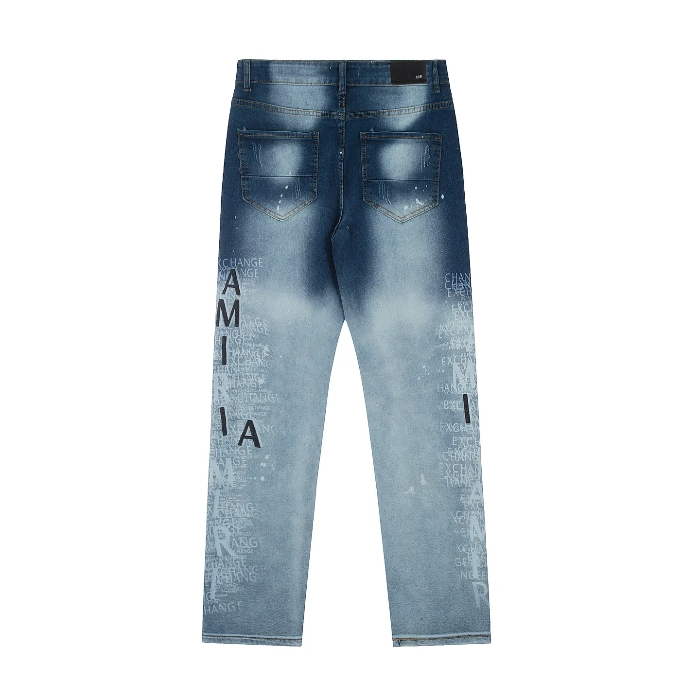 ￼#M05 P168💰 AMIRI splash-ink medal patch embroidered jeans trousers AMIRI high street basic ripped tight stretch jeans trousers Amiriamiri is transliterated as Emil, which is the name of the founder. Mike Amiri, the founder of amiri, grew up in Los Angeles, USA. He was influenced by the local street culture Rock since he was a child, so he founded the amiri brand named after himself. A variety of trendy clothing meets the needs of different trendy players. Amiri clothing has novel and unique styles and is a well-known street brand in the United States. Many of its styles and styles are loved by many street photographers. Various clothing styles meet the needs of different people, show their unique temperament, and show the trend of dressing. amiri's jeans are relatively famous. Not only do they have many styles, but the quality of the jeans is also very good. Many celebrities have also worn amiri brand jeans.  The jeans of the amiri brand break through the production process and cutting of the original jeans. The fabrics are relatively soft and comfortable, and are not as hard as some jeans, which can irritate the skin and cause the skin to bleed when worn. Los Angeles trendy brand Amiri's jeans are made with great detail from tailoring to texture, adding wrinkles, bullet holes, damage and other details to add to the trendiness of the jeans. You can choose the style that suits you according to your own needs. Only when you wear a suitable style can you have a certain sense of fashion.  In recent years, high street has become a word that appears more and more frequently in men's clothing. High street style has also become an important direction for everyone's matching. High street related items are basically inseparable from oversize or off-shoulder tops. The lower body is matched with trackpants or tight-fitting denim. In my opinion, the most representative one is perhaps annihilation. Color; picture color Size: 30-32-34-36