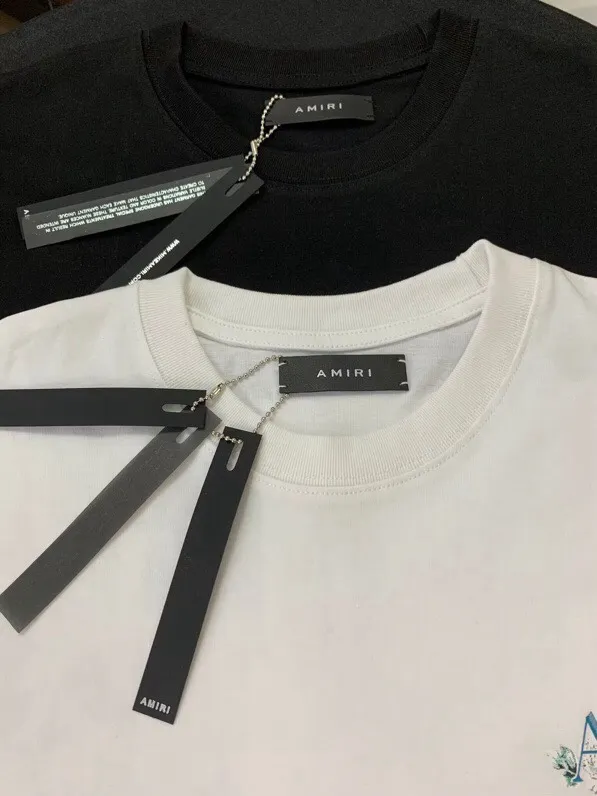 674 model P120 AMIRI real shot white hanging shot S. M. L. XL