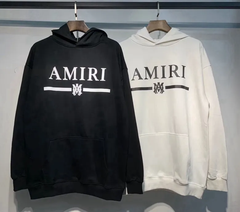 871 model P220 AMIRI real shot, sweatshirt white, black hanging shot S. M. L. XL