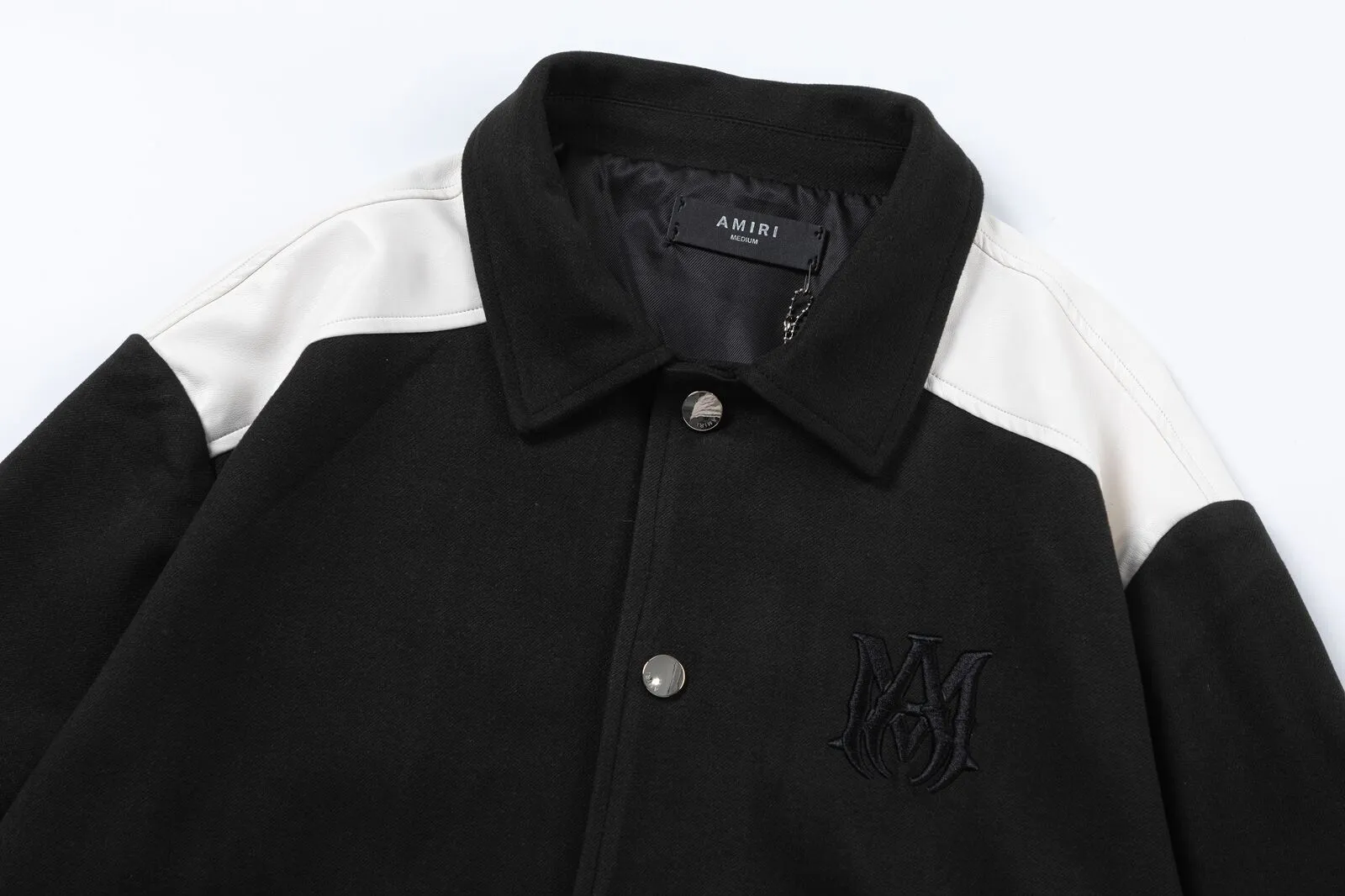 7160#P420AMIRI embroidered LOGO, color: black. Size: S M L XL