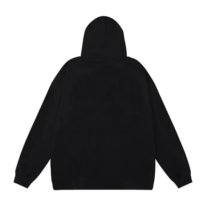 Style number: 868 P220 Fabric: 360g pure cotton terry sweatshirt AMIRI 2025 autumn and winter new logo hooded terry sweatshirt high street unisex loose classic letter jacket Color: Black White Size: S M L XL