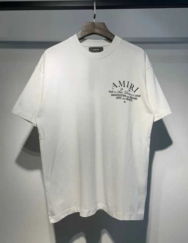 675 model P120 AMIRI real shot black white hanging shot S. M. L. XL