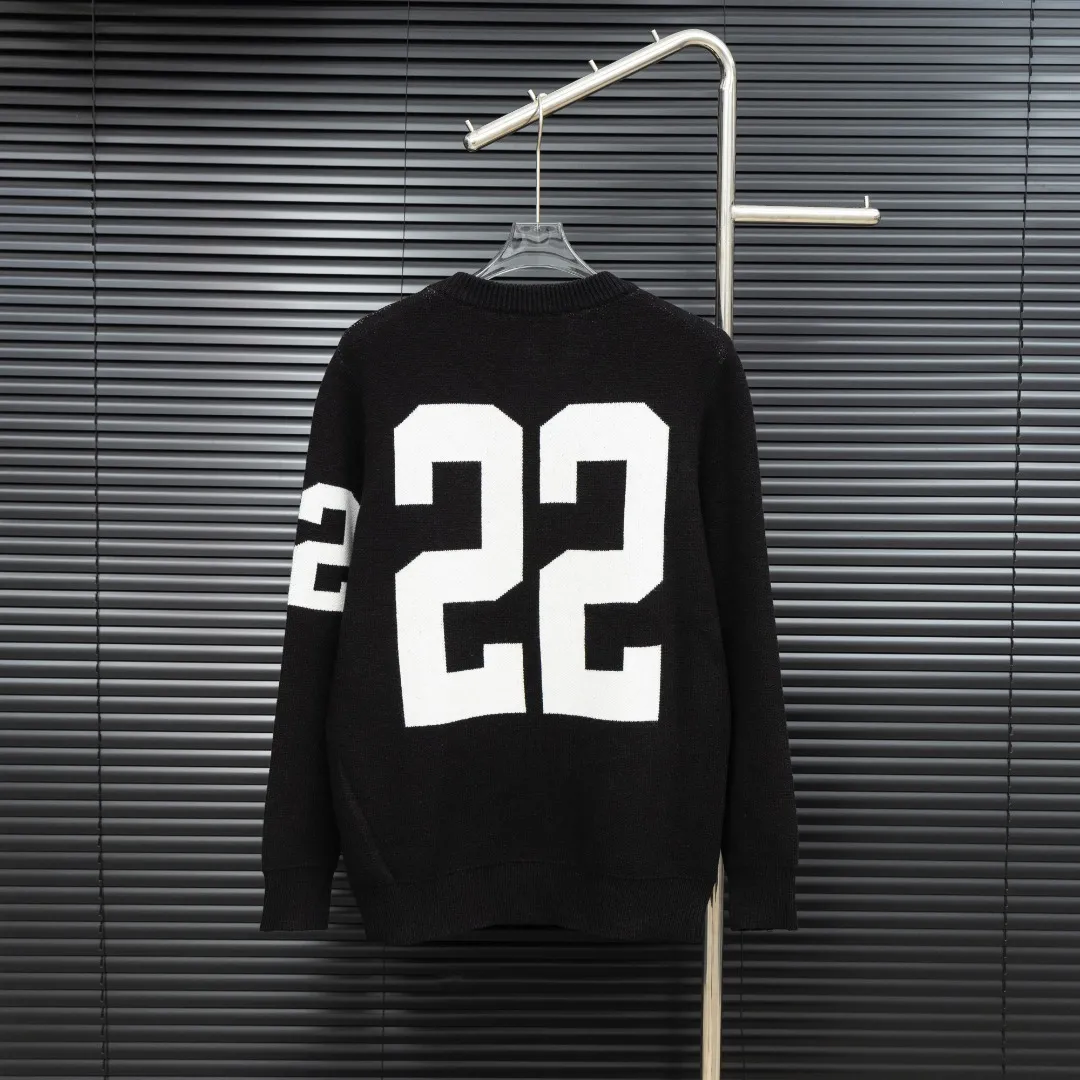 P300 Style: AMIRI Emir 3D letter number 22 long-sleeved sweater Size: S-XXL Fabric: Wool blend Accessories: Full set of customized original accessories No gender distinction, same style for men and women