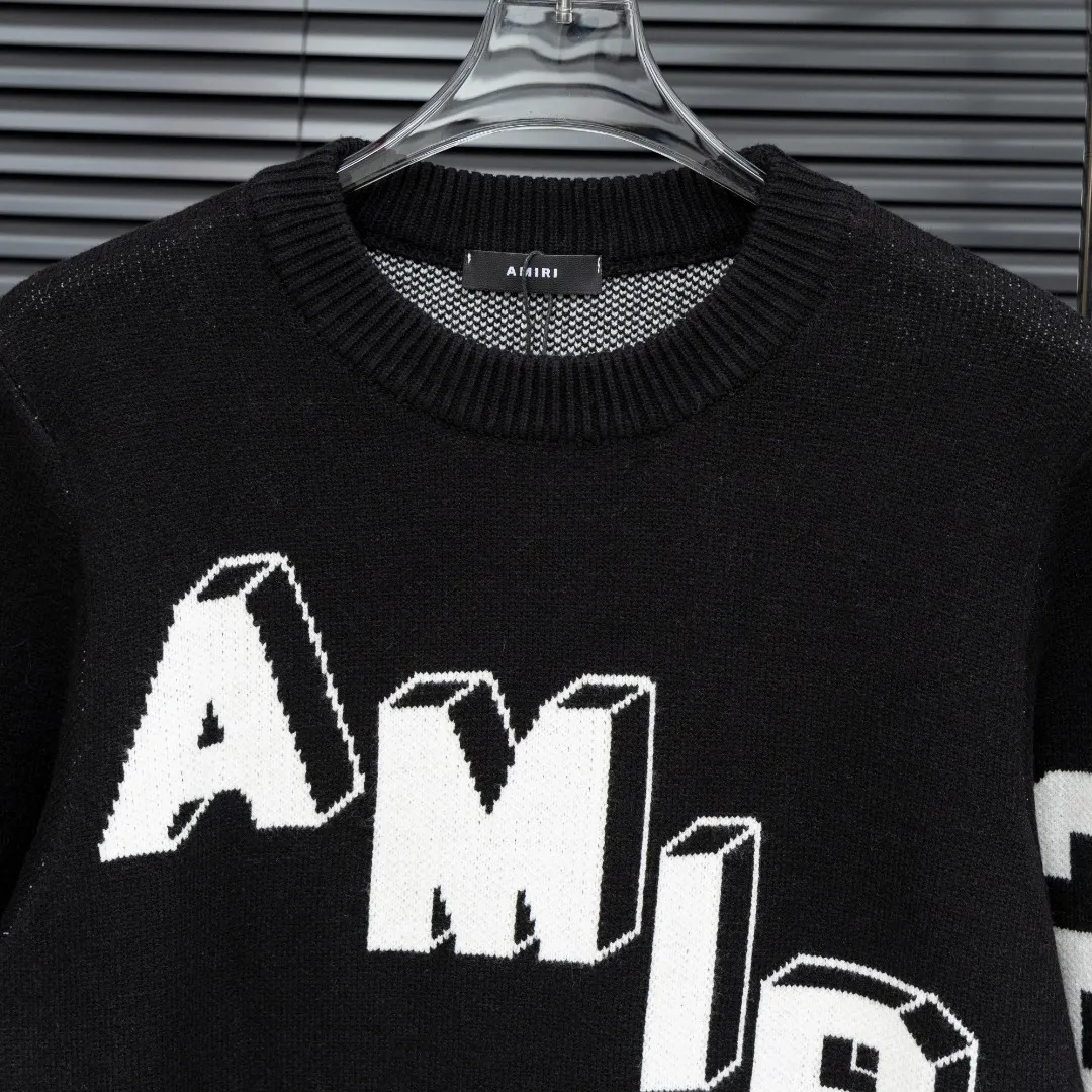 P300 Style: AMIRI Emir 3D letter number 22 long-sleeved sweater Size: S-XXL Fabric: Wool blend Accessories: Full set of customized original accessories No gender distinction, same style for men and women