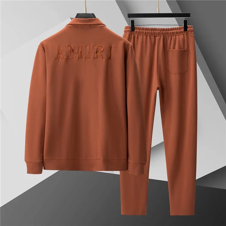P580 🌸🌸🌸 Amiri 2025 Autumn and Winter New Style Suit High quality, top version trading company channel order, overseas boutique exclusive limited sale, classic is eternal, it is definitely worth buying! This type of suit is also a must-have. You don’t have to think about how to match it, you can just get it in one set! Customized fabric, smooth to the touch, yet stiff and stylish, giving the upper body a full texture! The overall design is simple and elegant without losing style. It has a strong sense of upper body and is definitely at the forefront of fashion. It is very comfortable to wear. There is no need to say much about the style and cut of the pants. The upper body is exquisite and vivid. It is a truly top-notch casual suit that can be used in various occasions whether it is sports or leisure time! ! !   Three complete standards Color: Picture color Size: M, L, xL, xxL, xxxL