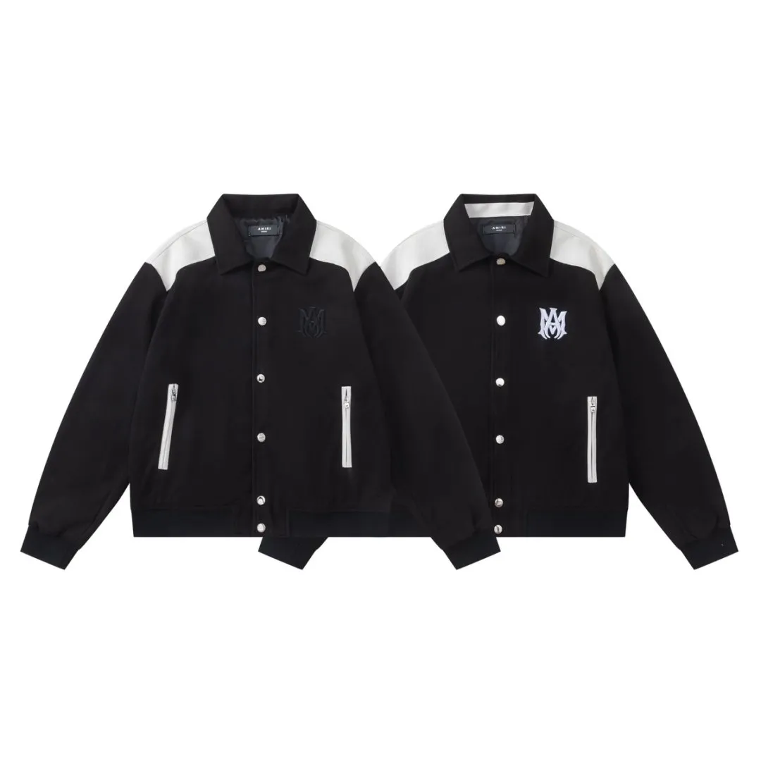 7202#P420AMIRI embroidery LOGO, color: black with black embroidery, black with white embroidery. Size: S M L XL
