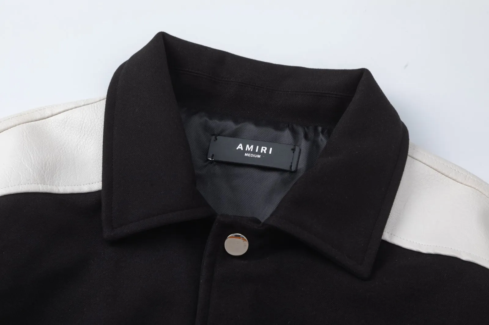 7202#P420AMIRI embroidery LOGO, color: black with black embroidery, black with white embroidery. Size: S M L XL