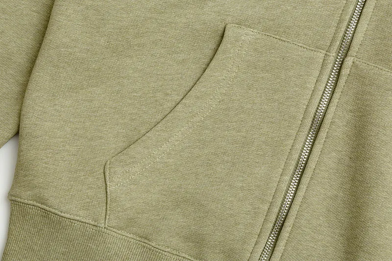 Upper Body Picture More Details Size Chart AMI New Colors Zip Cardigan Hooded Sweatshirt S M L XL
