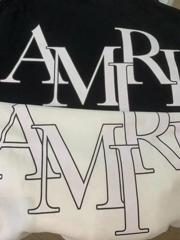 877 P230 AMIRI real shot, sweatshirt white, black hanging shot S. M. L. XL