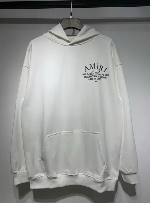 875 P220 AMIRI real shot sweatshirt white black hanging shot S. M. L. XL