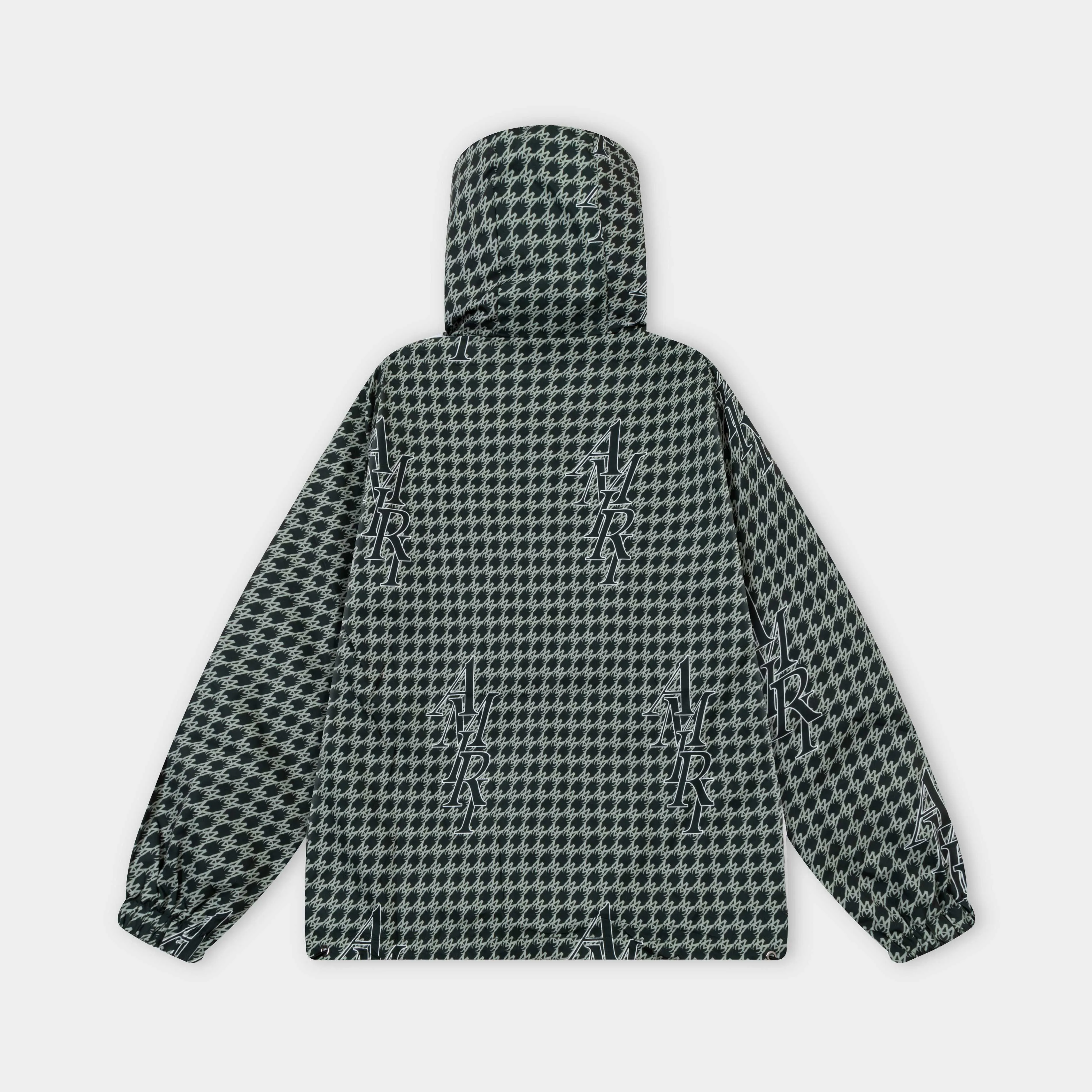 P320 2025 AMIRI... New style for autumn and winter Hardware Logo. High-quality hooded jacket. Mainly recommended version. Customized fabrics. Higher grade. High-density memory brushed lining. More fashionable and comfortable. High-standard customization. The upper body is very stylish. Classic and versatile. It can be matched with any fashion. The version is super good. It is recommended!  Color: Blue Green Size: M-4XL