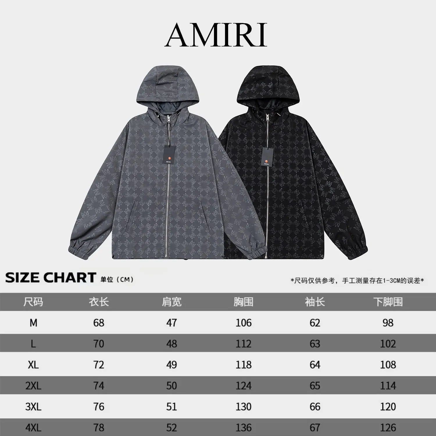 Size chart P320