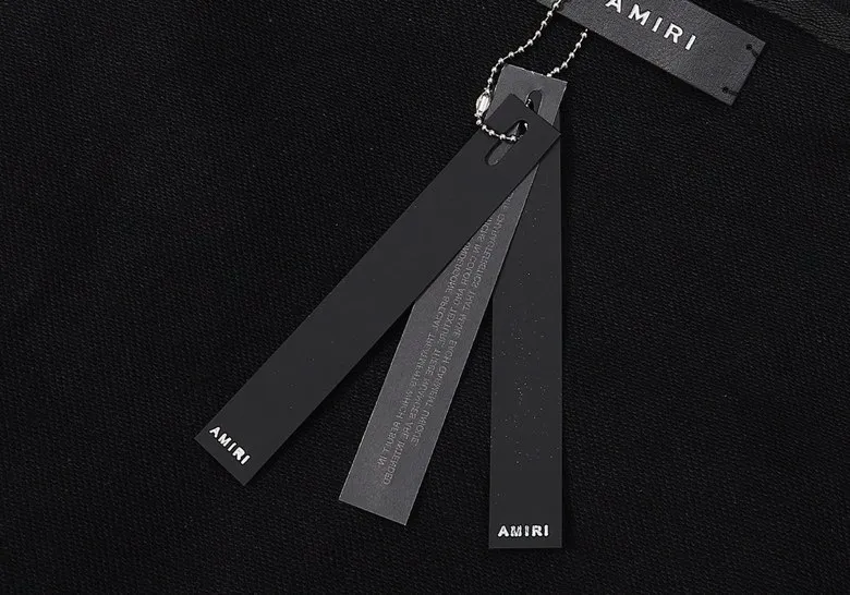 Style number: 877 P230 Fabric: 360g pure cotton terry sweatshirt AMIRI 2025 autumn and winter new logo hooded terry sweatshirt high street unisex loose classic letter jacket Color: Black White Size: S M L XL