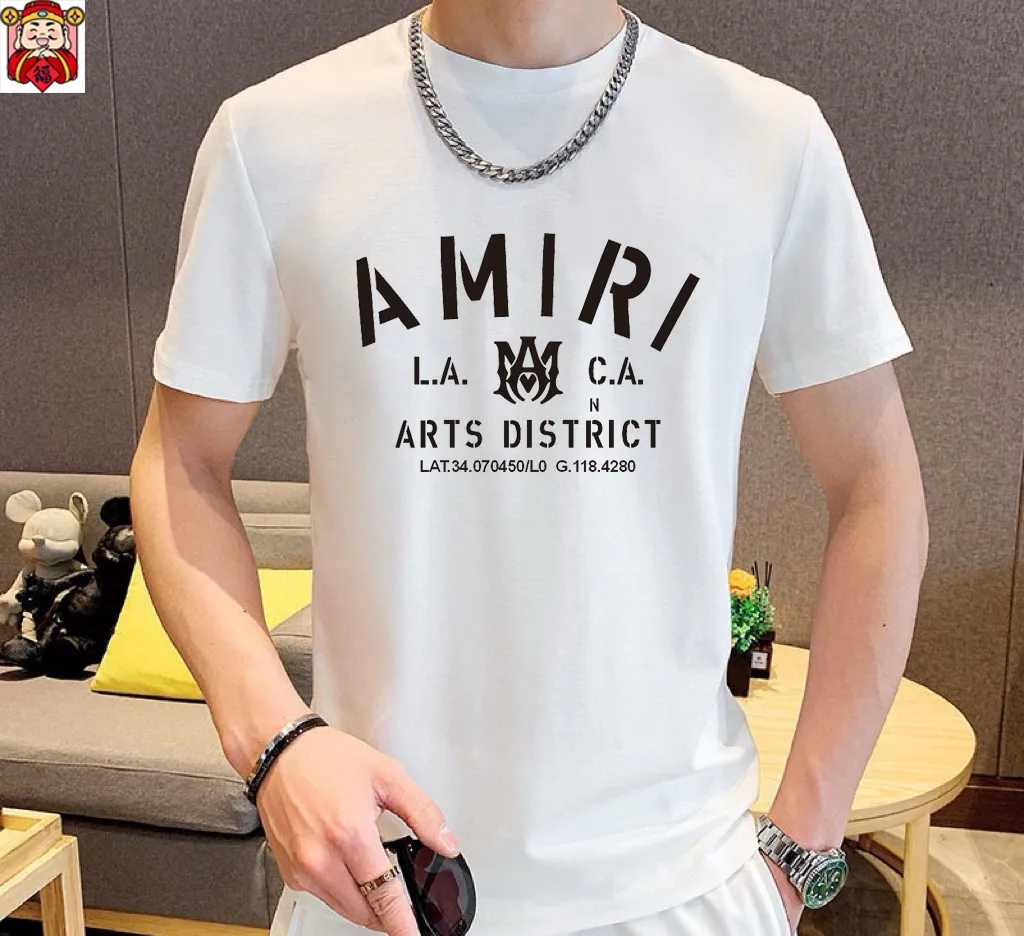 P330 [AMIRI] (Fat Man Gospel) The same style as the 2025 official website. World-renowned luxury brand. Summer men's (double mercerized) high-quality 🐂 suit. It is made of imported original fabrics. It is a trendy style of the season and a versatile hit. Simple and elegant, precise workmanship allows you to be at the top of fashion. Size: M-5XL (can be worn up to 220 pounds)