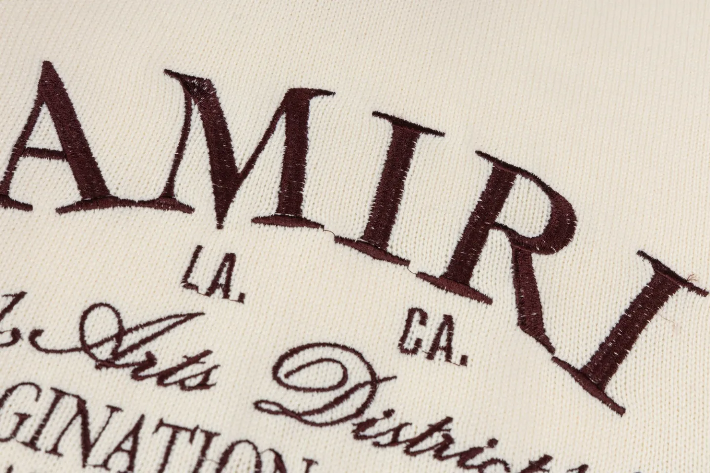 P290 Top version AMIRI/AMIRI classic letter jacquard Logo letter knitted casual crew neck sweater, same style for men and women, couple style -Color/Color: black white -Size/Size: S——XXL