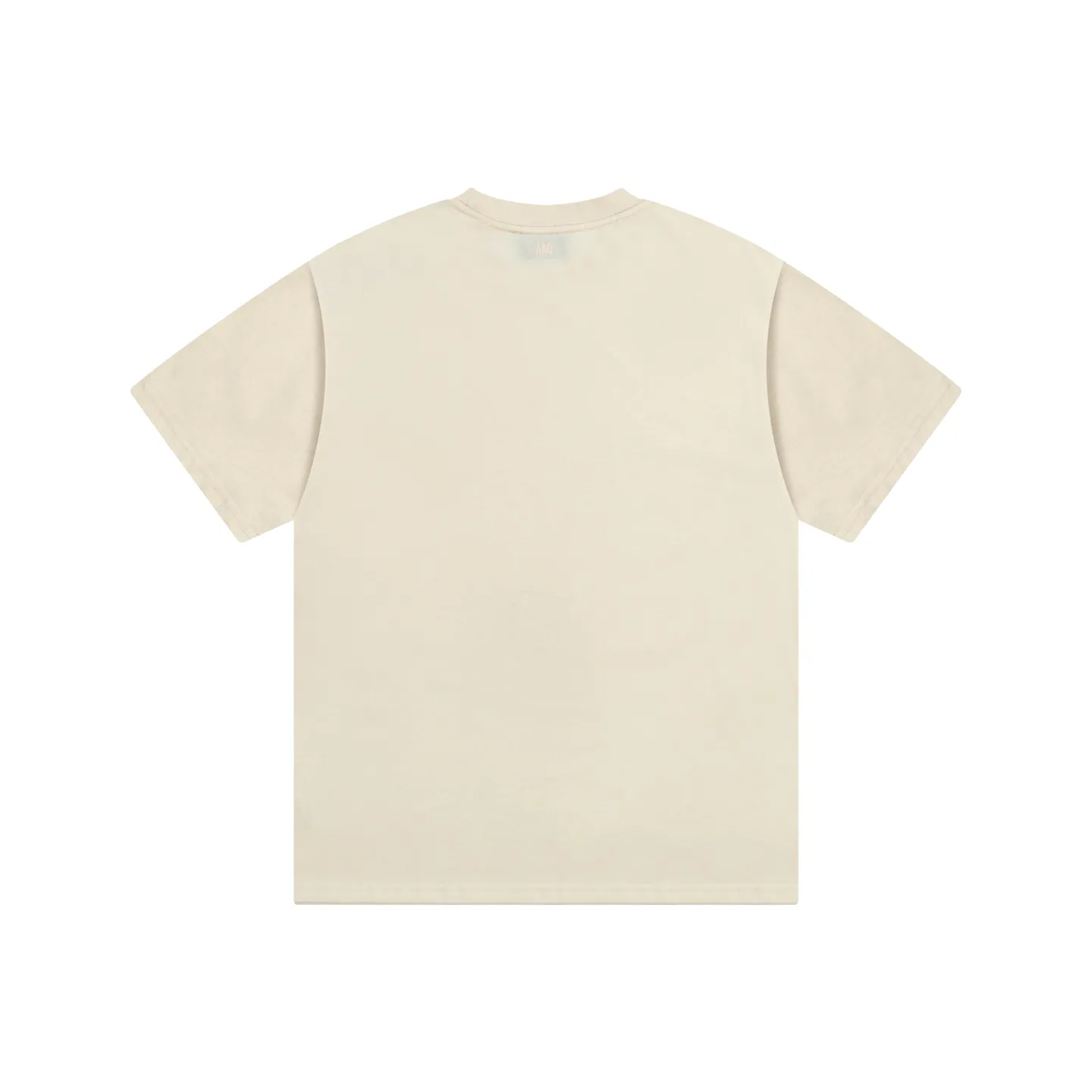 AMI PARIS 25SS new spring and summer classic white ADC small love embroidered short-sleeved T-shirt. Customized 230g double yarn pure cotton fabric matching 280G rib. New main wheat. Washable wheat QR code can be scanned. Same style for men and women. Color: black, white, Baolan, apricot, purple, gray green, coffee. Size: S-XL