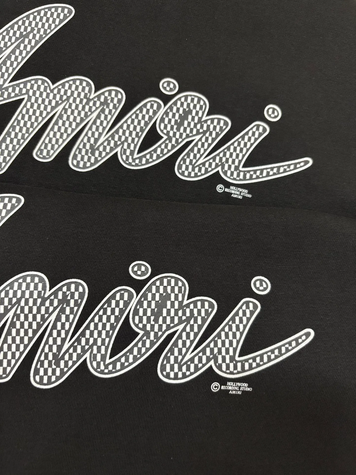 895 P220 autumn and winter new product AMIRI real shot sweatshirt black hanging shot S. M. L. XL