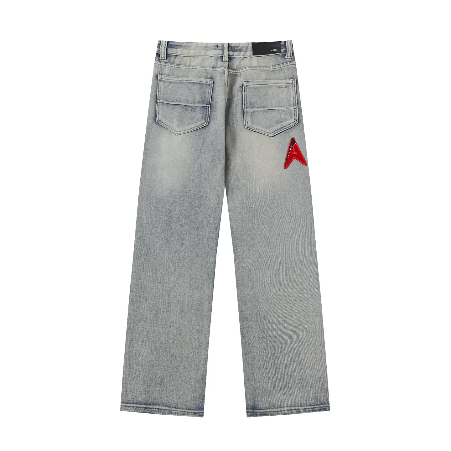 P280 AMIRI 25ss patch embroidery jeans trousers AMIRI high street basic ripped loose casual versatile jeans trousers amiri brand jeans break the production process and cutting of the original jeans, the fabrics are softer and more comfortable Hand-sewn collar label Customized logo buttons Genuine leather tag Color: Picture color Code number: 28-36