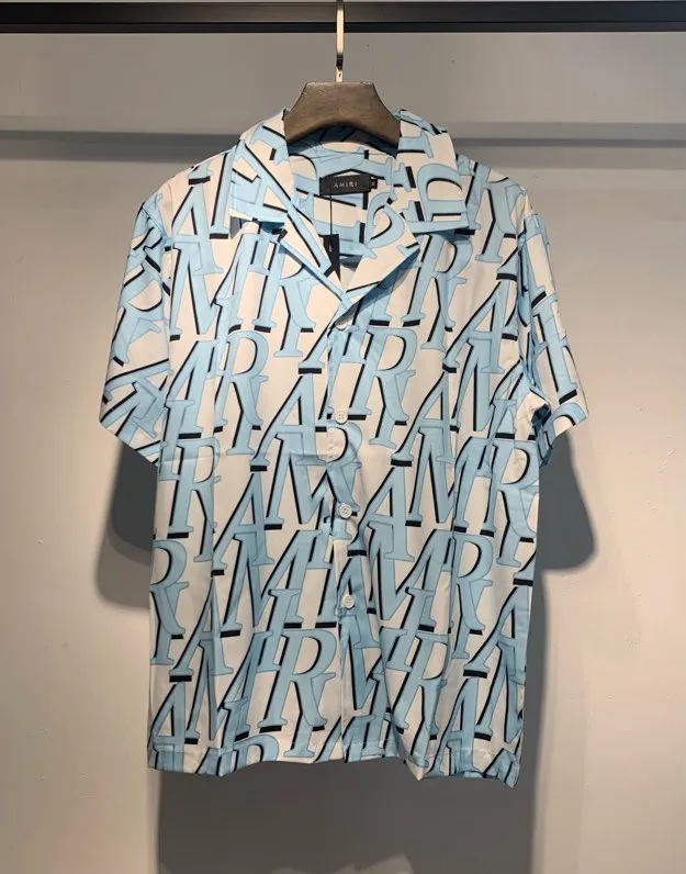 1089 P146 2025 new short-sleeved shirt AMIRI shirt S. M. L. XL