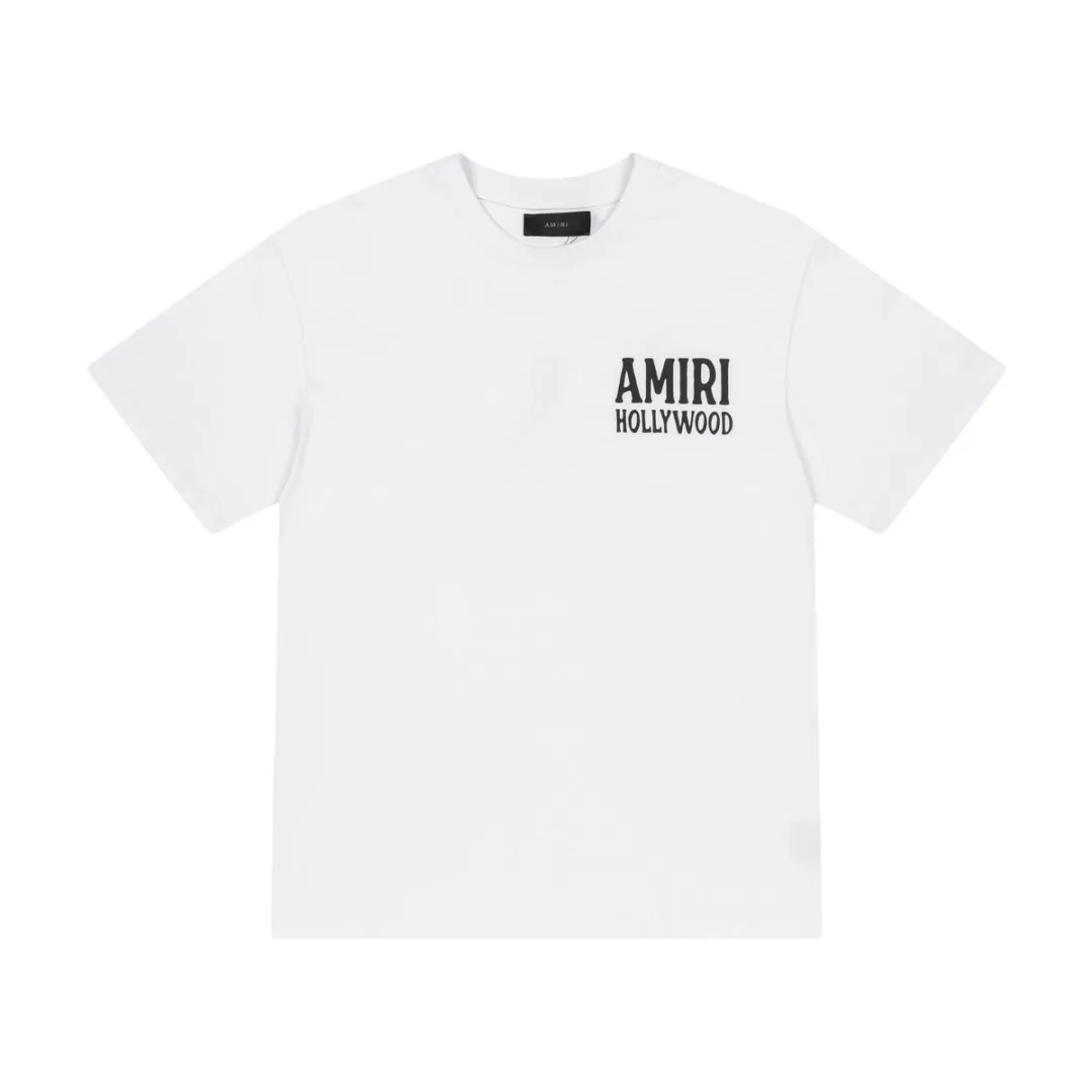 8039#P144amiri new werewolf cartoon loose version T-shirt, made of 300g heavy fabric, color: black, white, size: S M LXL