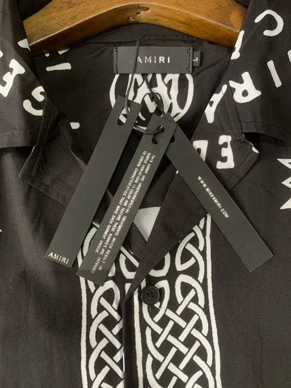 1011 new product P146AMIRI nylon beach short-sleeved shirt S. M. L. XL