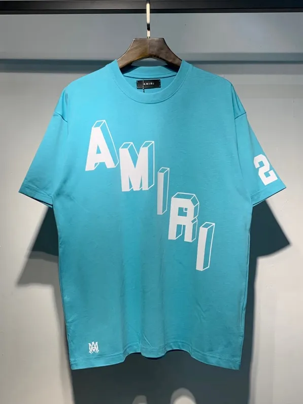 678 P120 AMIRI real shot black white blue hanging S. M. L. XL