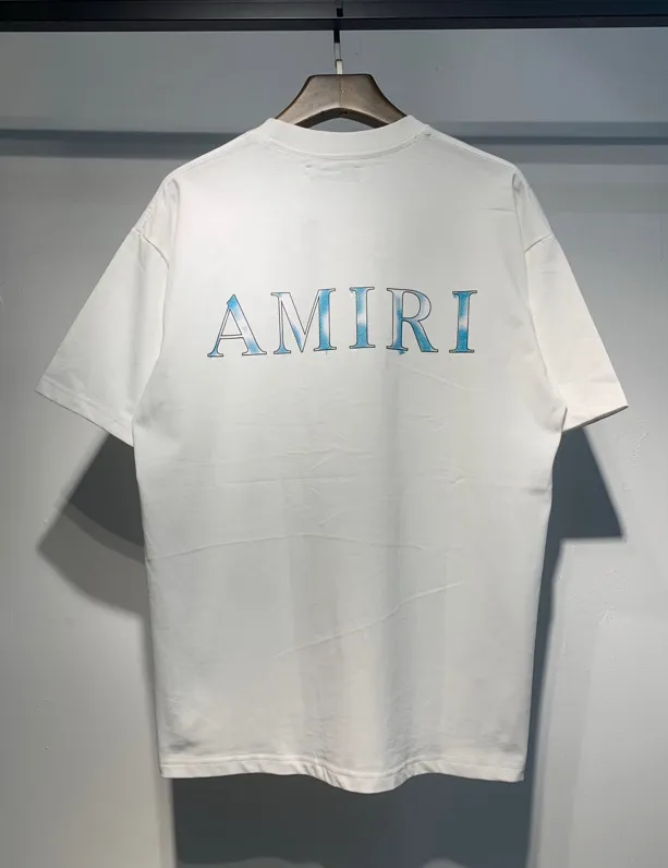 683 model P120 AMIRI real shot black white hanging shot S. M. L. XL