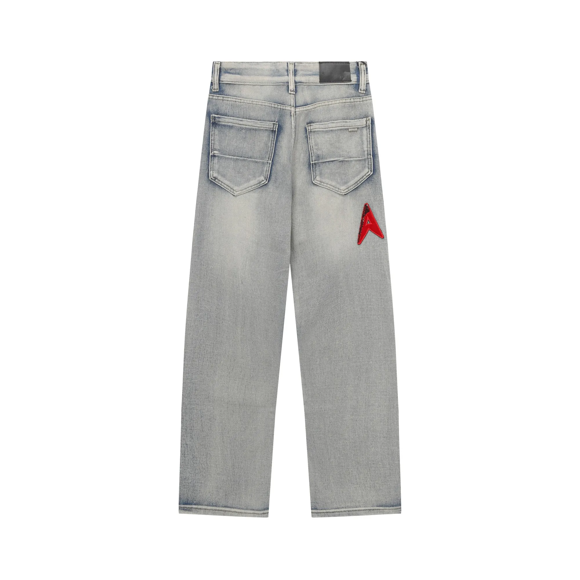 P270 Amiri blood and tears high street ripped embroidered washed jeans Color: Picture color Code number: 28-36