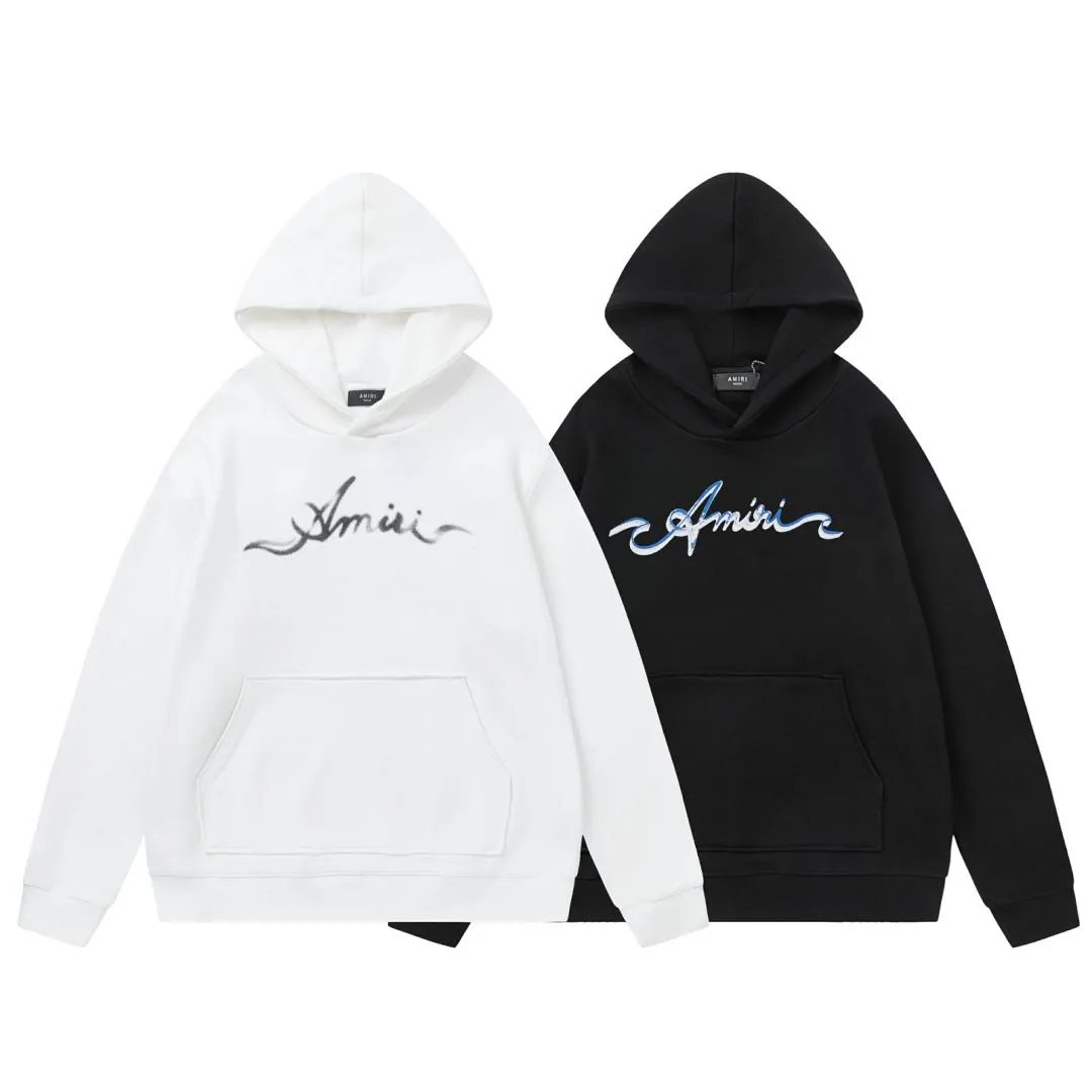 7167#P300AMIRI printed LOGO, color: black, white. Size:S M L XL