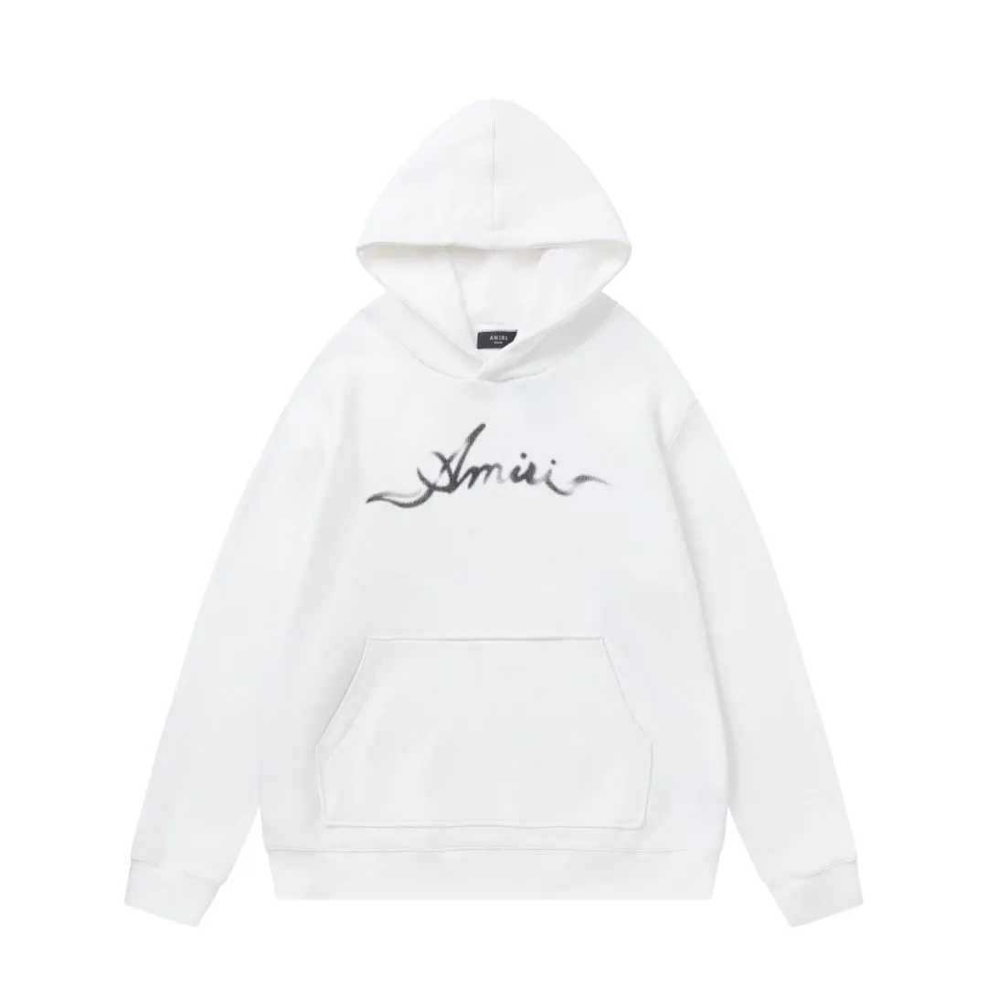7167#P300AMIRI printed LOGO, color: black, white. Size:S M L XL