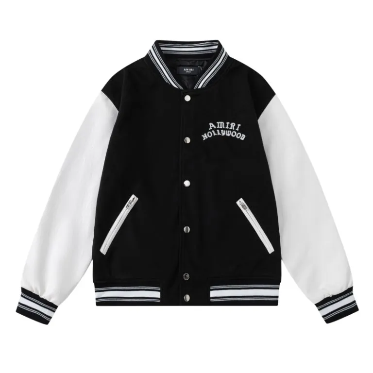 P476 7187#AMIRI classic embroidery LOGO, color: black, size: S M L XL
