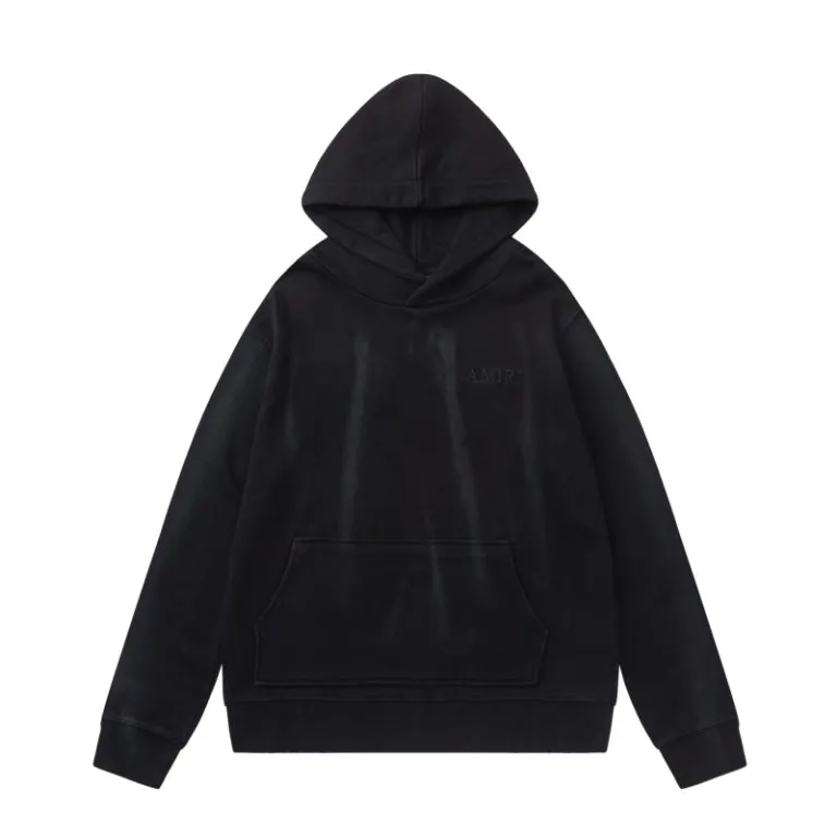 P320 7195#AMIRI classic logo embroidery, color: black, size: S M L XL