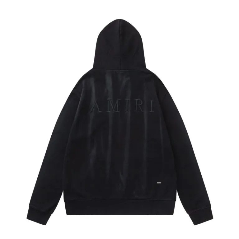 P320 7195#AMIRI classic logo embroidery, color: black, size: S M L XL