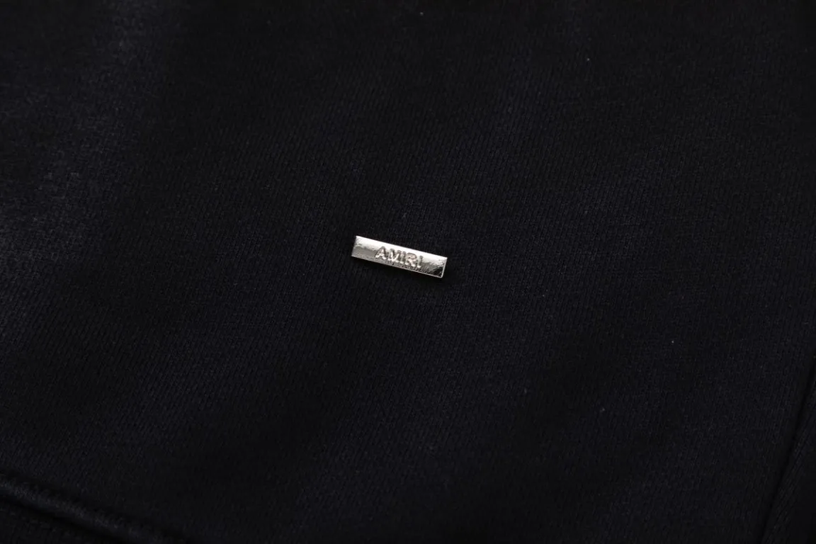 P320 7195#AMIRI classic logo embroidery, color: black, size: S M L XL