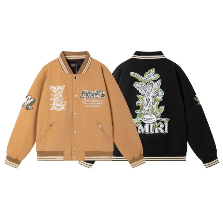 P516 7188#AMIRI Angel Goddess Towel Embroidered LOGO, Color: Black, Light Brown, Size: S M L XL