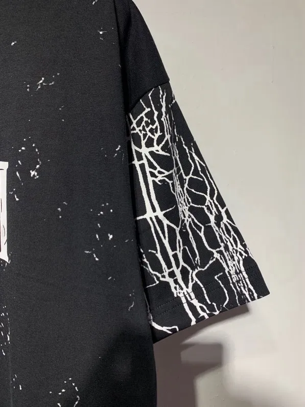 666 model P126 AMIRI real shot black hanging shot S. M. L. XL