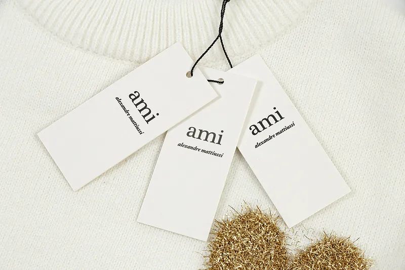 Size Chart Ami Paris 2024 Fall/Winter New Arrival Cardigan Sweater SMLXL