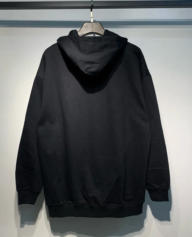 887 model P230 high quality 360g pure cotton terry AMIRI real shot sweatshirt black white hanging shot S. M. L. XL