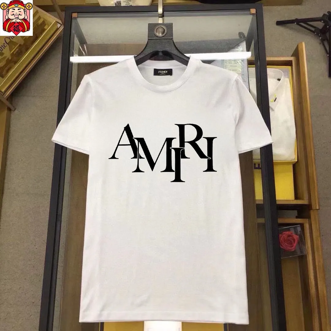 P320 [AMIRI] (Fat Man Gospel) The same style as the 2025 official website. World-renowned luxury brand. Summer men's (double mercerized) high-quality 🐂 suit. It is made of imported original fabrics. It is fashionable and trendy in the season. It is versatile and popular. Simple and elegant, precise workmanship allows you to be at the top of fashion. Size: M-5XL (can be worn up to 220 pounds)