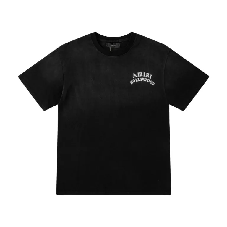 P150 8063#AMIRI classic printed LOGO, color: black, apricot, size: S M L XL