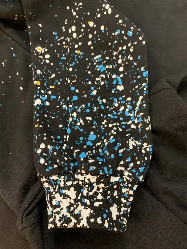 873 model P230 AMIRI real shot sweatshirt black hanging shot S. M. L. XL