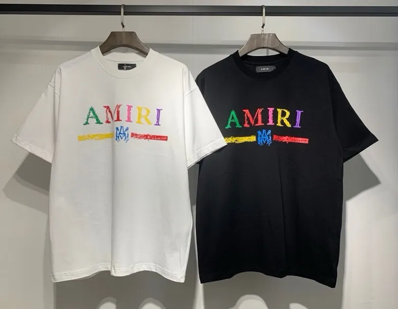 672 model P120 AMIRI real shot white hanging shot S. M. L. XL