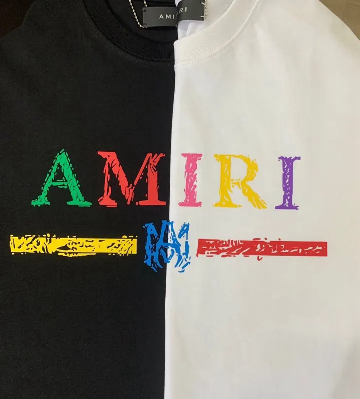 672 model P120 AMIRI real shot white hanging shot S. M. L. XL