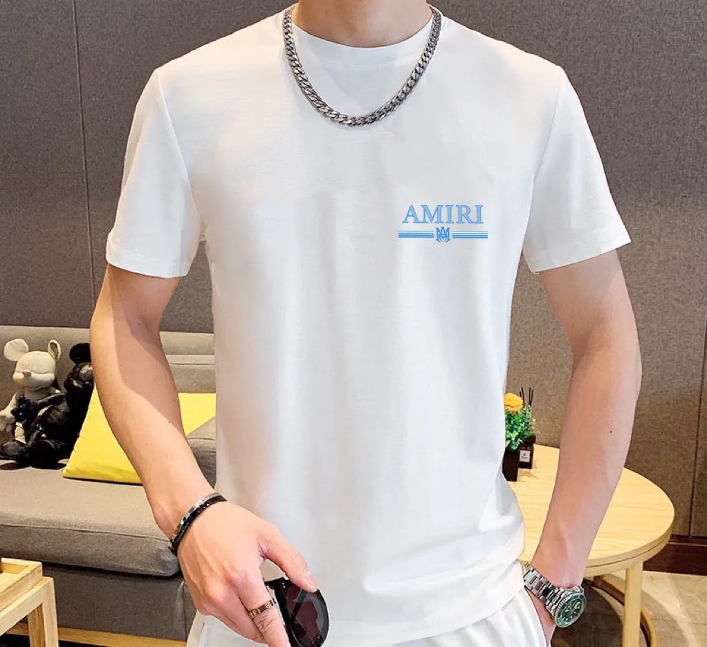 P330 [AMIRI] (Fat Man Gospel) The same style as the 2025 official website. World-renowned luxury brand. Summer men's (double mercerized) high-quality 🐂 suit. It is made of imported original fabrics. It is a trendy style of the season and a versatile hit. Simple and elegant, precise workmanship allows you to be at the top of fashion. Size: M-5XL (can be worn up to 220 pounds)