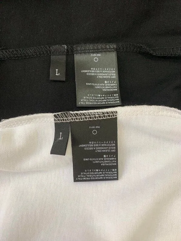 673 model P126 AMIRI real shot white hanging shot S. M. L. XL
